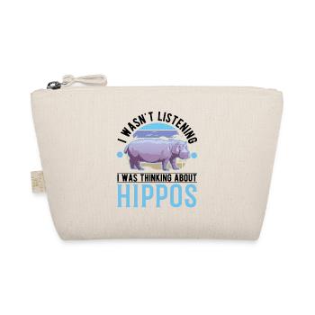 Hippo Gift Hippo Hippo - Organic Pouch - nature - Front