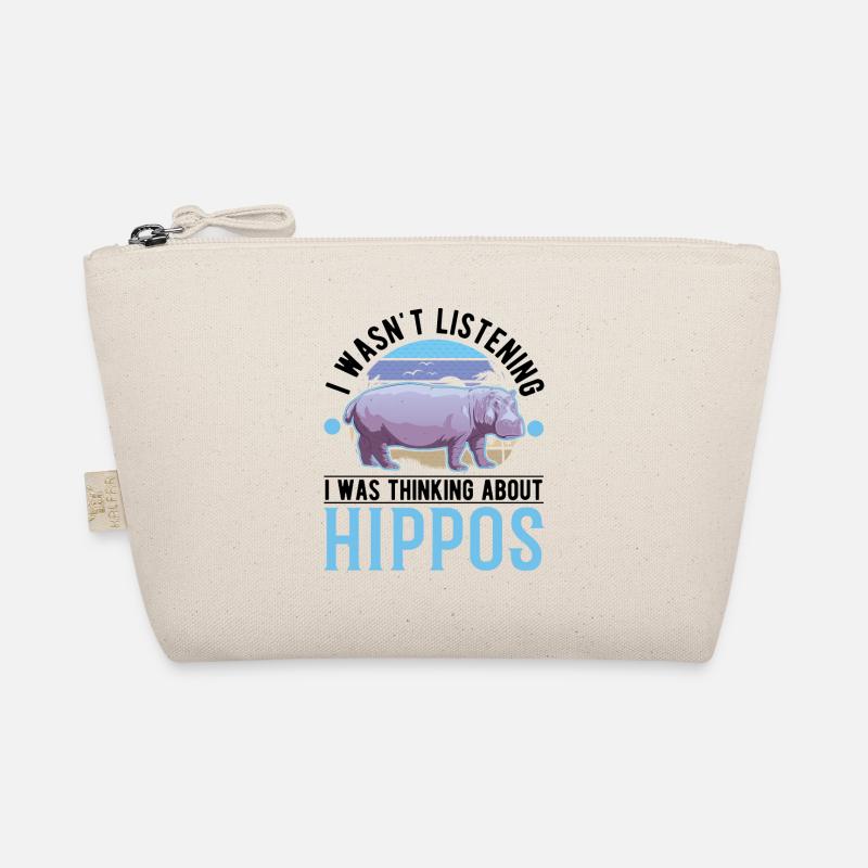 Nilpferd Geschenk Hippo Flusspferd Bio-Täschchen