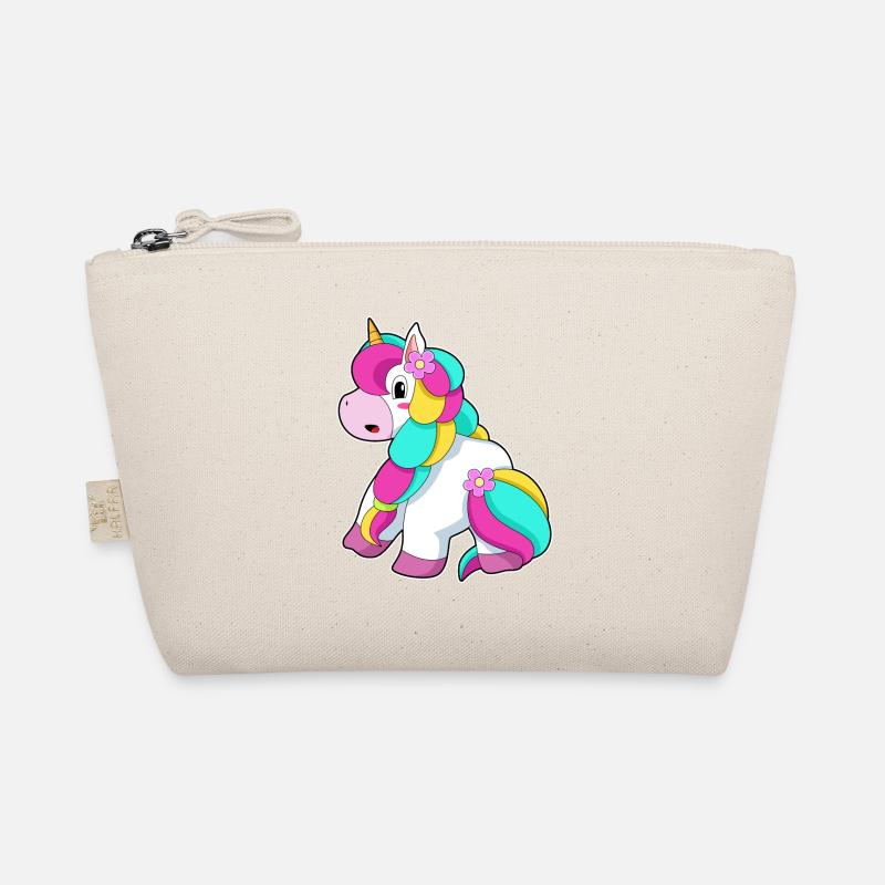 Einhorn Haar Zopf Bio-Täschchen