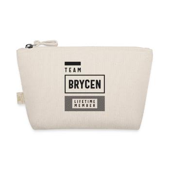Team Brycen Lifetime Member - Organic Pouch - nature - Front
