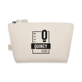Team Quincy Lifetime Member - Organic Pouch - nature - Front
