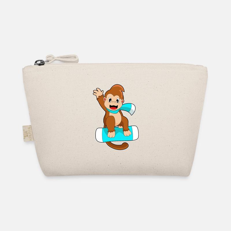 Snowboardeur Singe Snowboard Trousse biologique