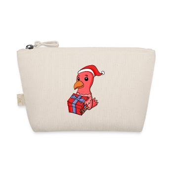 Poulet de Noël Bébé avec cadeau - Trousse biologique - nature - Devant