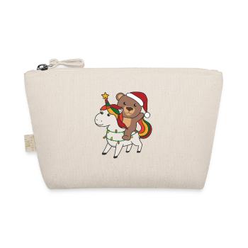 Licorne de Noël Ours Joyeux Noël Licorne - Trousse biologique - nature - Devant
