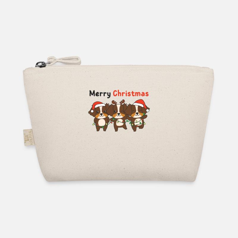 Berger australien Joyeux Noël Chiens mignons Trousse biologique