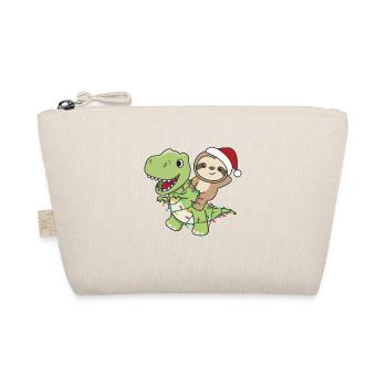 Sloth Trex Noël Neige Hiver Animaux - Trousse biologique - nature - Devant