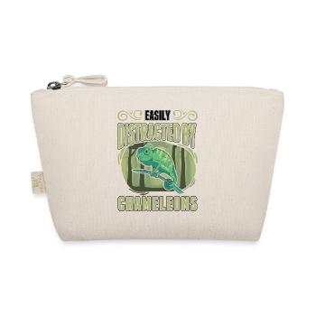 Easily distracted by Chameleons Chameleon - Organic Pouch - nature - Front