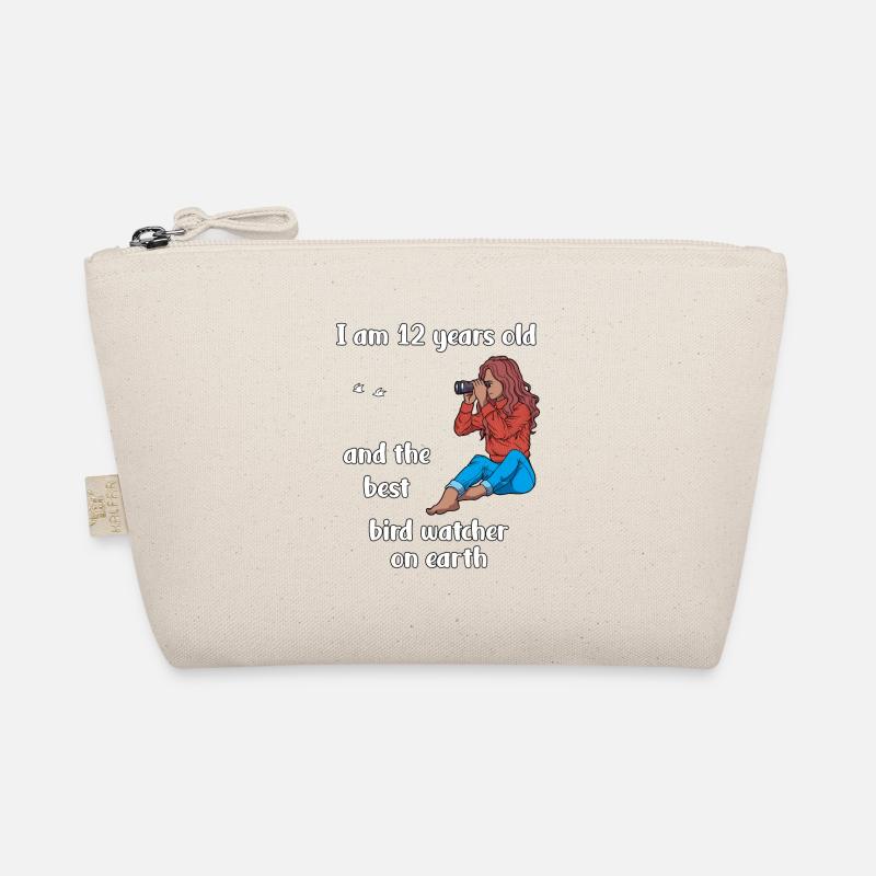 Ich bin 12 - Mädchen Vogelbeobachtung Bio-Täschchen