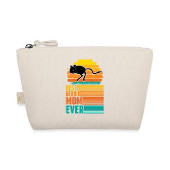 Best Gerbil Mom Ever Rennmaus Mama - Organic Pouch - nature - Front