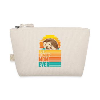 Best Hedgehog Mom Ever Igel Mama Stacheligel - Organic Pouch - nature - Front