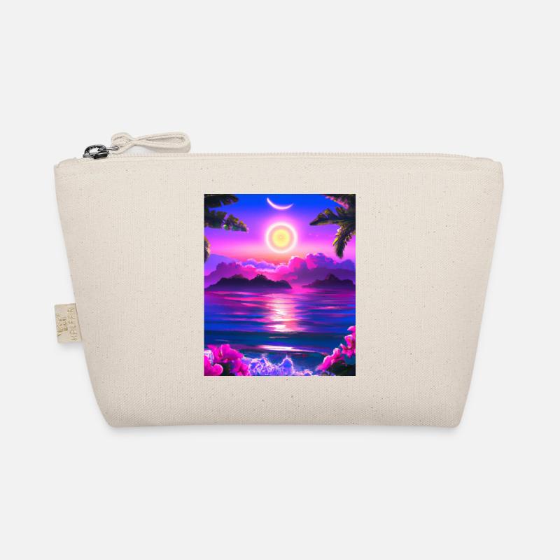 Synthwave Sun Hawaii Vaporwave Esthétique Trousse biologique