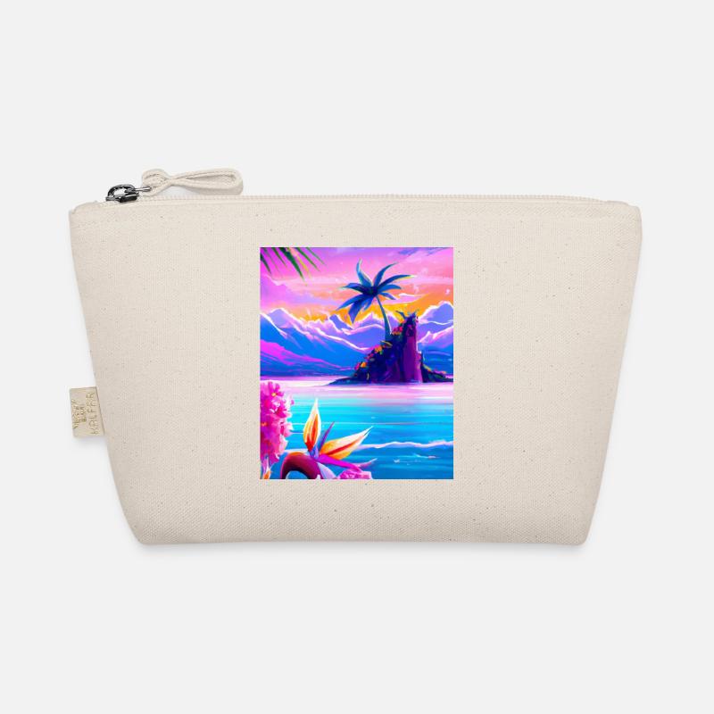Synthwave Sun Hawaii Vaporwave Esthétique Trousse biologique