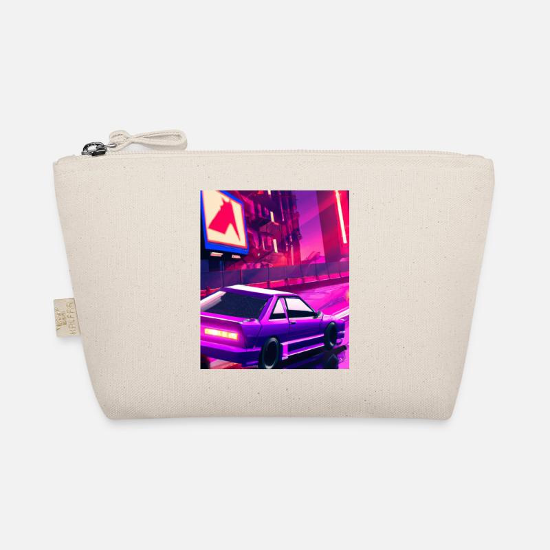 Vaporwave Aesthetic Synthwave Car Bio-Täschchen