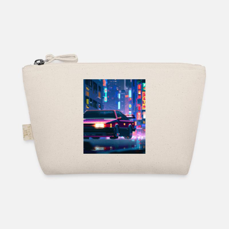 Vaporwave Aesthetic Synthwave Car Bio-Täschchen