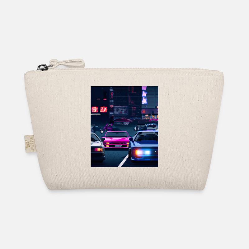 Vaporwave Aesthetic Synthwave Car Bio-Täschchen