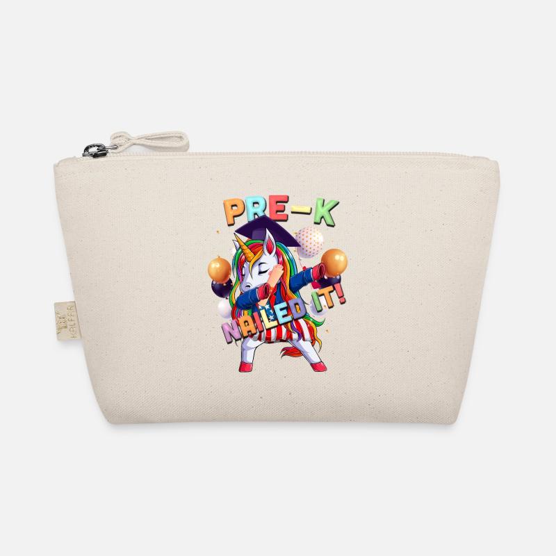 Dab a unicorn in front of K graduating class 2 Organic Pouch