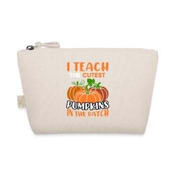 Teacher Halloween Pre-K Teacher Kindergarten Cutest - Organic Pouch - nature - Front