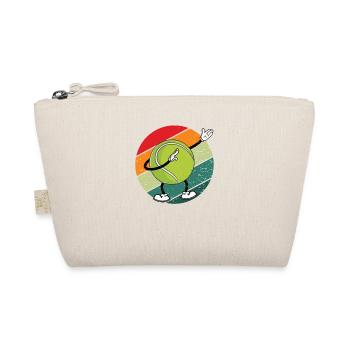 Funny Dabbing Tennis Ball Sport Spieler Trainer - Bio-Täschchen - Natur - Vorne
