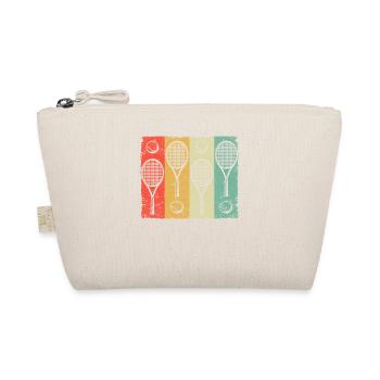 Tennis Racket Balls Cool Funny Sport Player - Organic Pouch - nature - Front