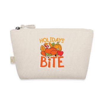 Holidays Bite für die Familie Männer Frauen und - Bio-Täschchen - Natur - Vorne