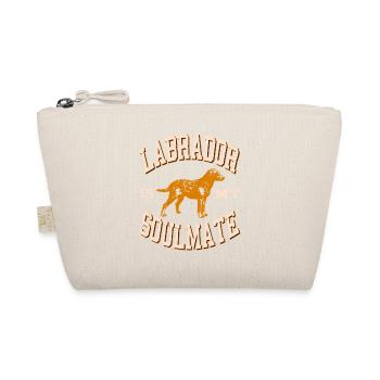 Labrador Is My Soulmate Retro Dog Lover T-Shirt - Bio-Täschchen - Natur - Vorne