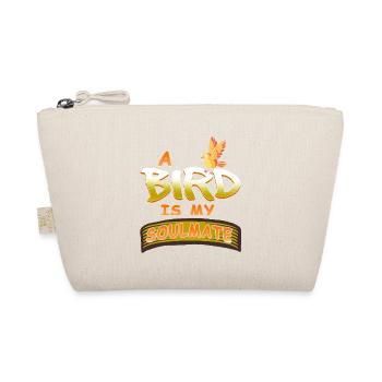 A Bird Is My Soulmate Cute Retro Designs - Organic Pouch - nature - Front