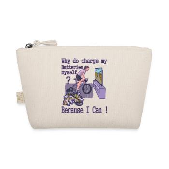 Why do I charge my batteries myself? - Organic Pouch - nature - Front