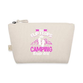 Camping Geschenk Lustiger Spruch für Camper - Bio-Täschchen - Natur - Vorne