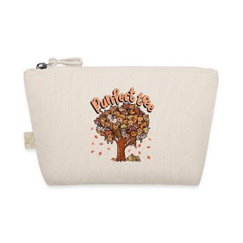 Purrfect Tree Kitten Family of Cats Fall - Organic Pouch - nature - Front