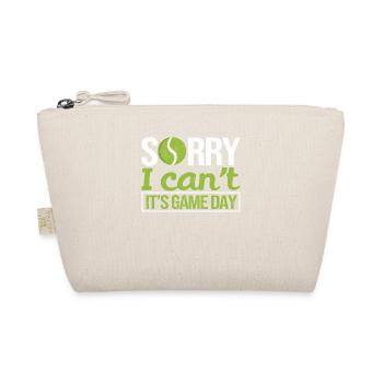 Drôle de joueur de tennis Coach Fan Désolé je peux - Trousse biologique - nature - Devant
