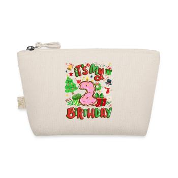 C’est mon beignet de Noël 2 ans Bonhomme de neige - Trousse biologique - nature - Devant