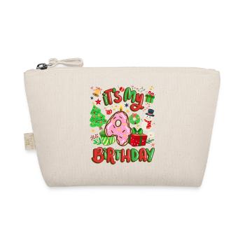 It's my 4 birthday snowman Christmas - Organic Pouch - nature - Front