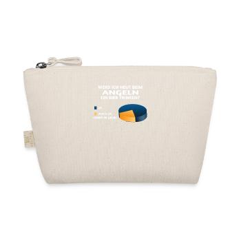Angler Geschenkidee Hobby Angeln - Bio-Täschchen - Natur - Vorne