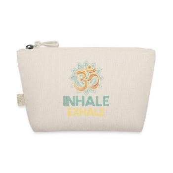 Devanagari Inhale Exhale Namaste Greetings Classic - Bio-Täschchen - Natur - Vorne