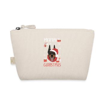Doberman Joyeux Noël - Trousse biologique - nature - Devant