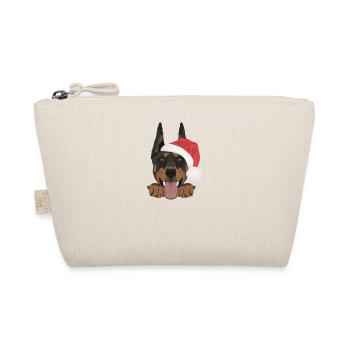 Doberman Joyeux Noël - Trousse biologique - nature - Devant