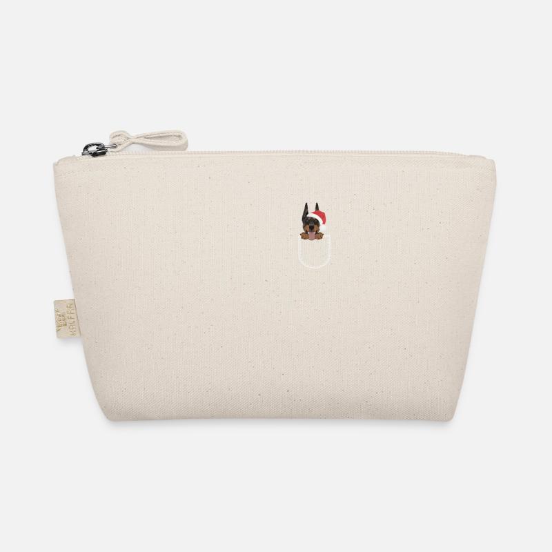 Doberman Merry Christmas Organic Pouch