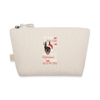 Doberman Joyeux Noël - Trousse biologique - nature - Devant