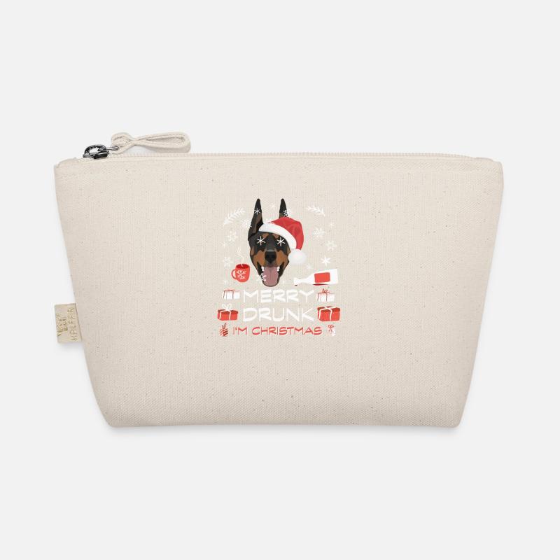 Dobermann Weihnachtsmarkt Bio-Täschchen