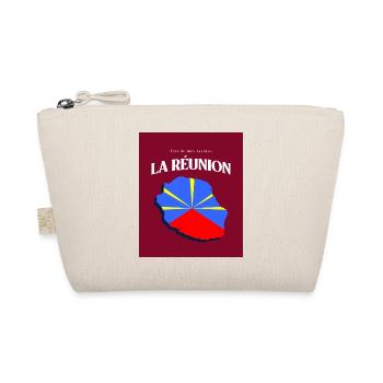 Fier de mes Racines La Réunion Rouge - Trousse biologique - nature - Devant