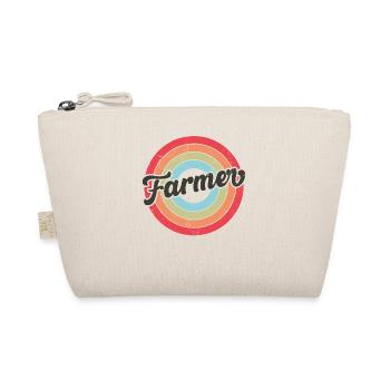 Farming Farmer Retro Vintage - Organic Pouch - nature - Front