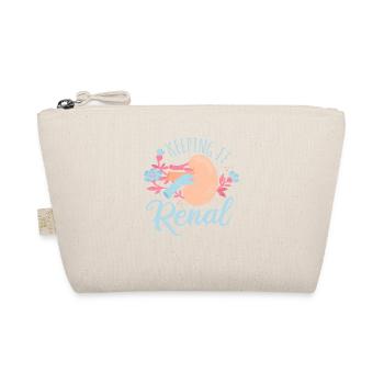 Dialysis Technician Kidney Nephrology Nurse Keepin - Organic Pouch - nature - Front