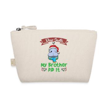 Cher Père Noël Mon frère l’a fait Frères et sœurs Noël - Trousse biologique - nature - Devant