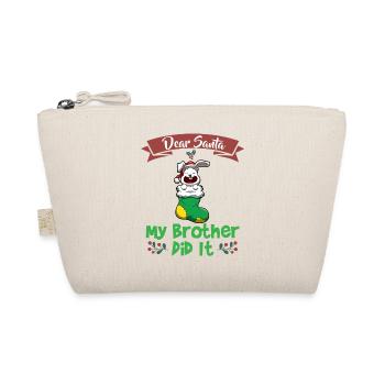 Cher Père Noël Mon frère l’a fait Frères et sœurs Noël - Trousse biologique - nature - Devant