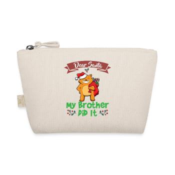 Cher Père Noël Mon frère l’a fait Frères et sœurs Noël - Trousse biologique - nature - Devant