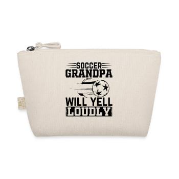 Soccer Grandpa Will Yell Loudly - Soccer Player Gr - Bio-Täschchen - Natur - Vorne