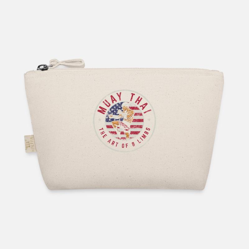 Vintage Muay Thai Fighter Karaté Boxe Mixte Mart Trousse biologique