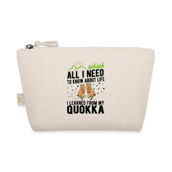 Quokka lover Short-tailed Kangaroo - Organic Pouch - nature - Front