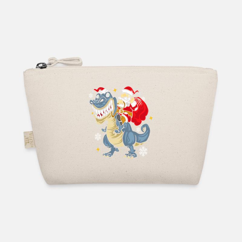 t Rex Santa Outfit Organic Pouch
