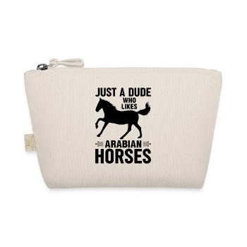 Juste un mec qui aime le club culturel Arabian Horses - Trousse biologique - nature - Devant